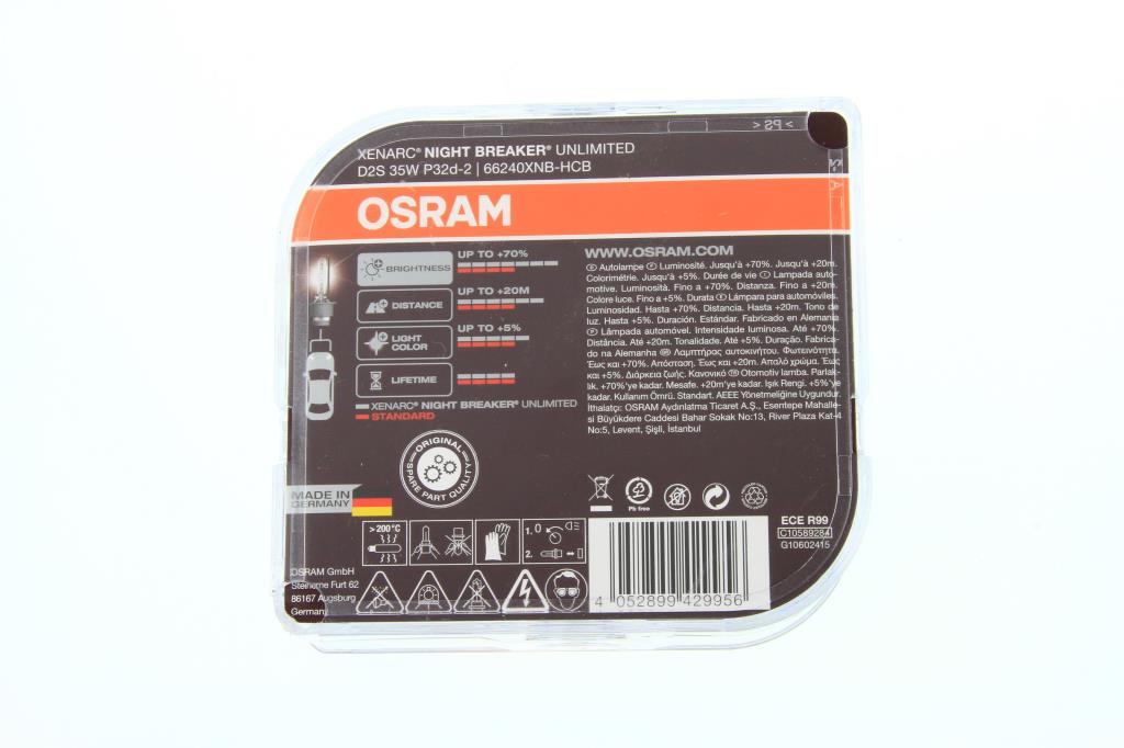 Lâmpada de xénon OSRAM D2S - ref. 66240XNB-HCB